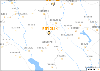 map of Boyalık