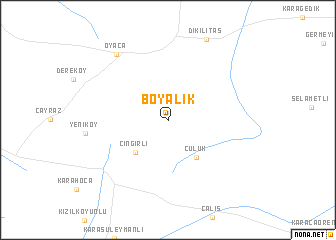 map of Boyalık