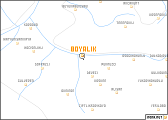 map of Boyalık