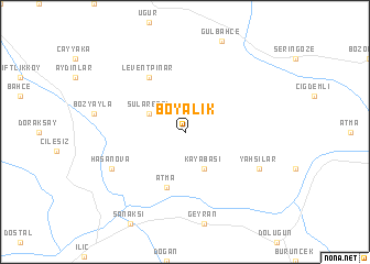 map of Boyalık