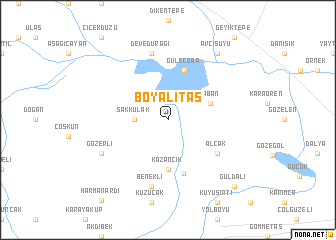 map of Boyalıtaş