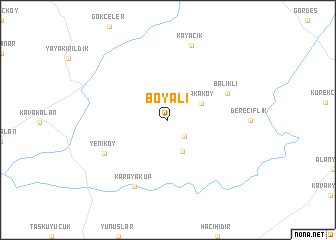 map of Boyalı