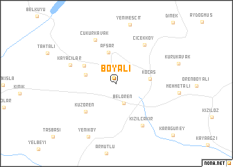 map of Boyalı