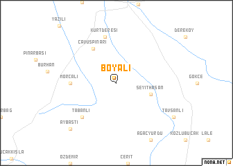 map of Boyalı