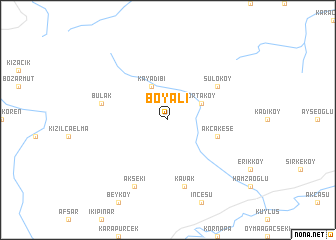 map of Boyalı