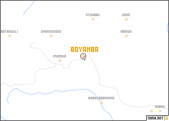 map of Boyamba