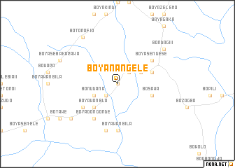 map of Boyanangele