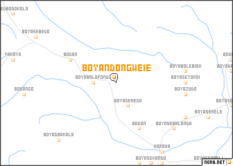 map of Boyandongweie