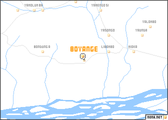 map of Boyange