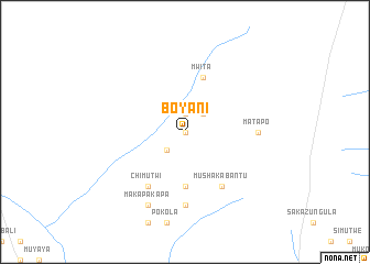 map of Boyani