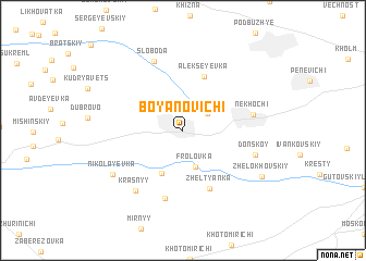 map of Boyanovichi