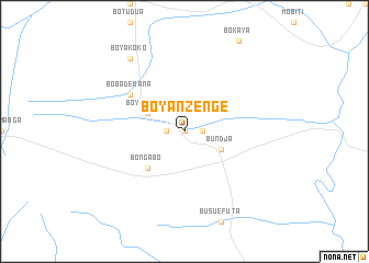 map of Boyanzenge