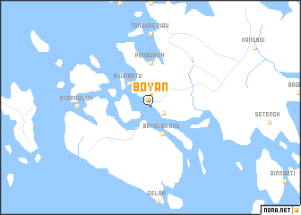 map of Boyan