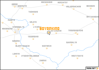 map of Boyarkino