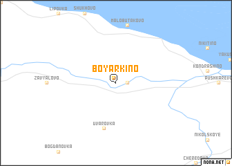 map of Boyarkino
