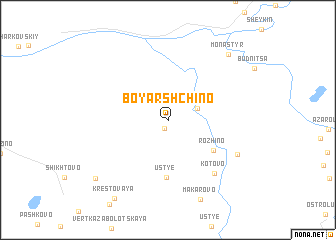 map of Boyarshchino