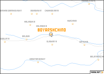 map of Boyarshchino