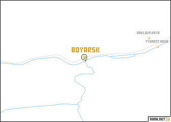 map of Boyarsk