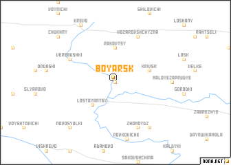 map of Boyarsk