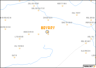 map of Boyary