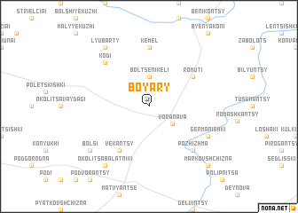 map of Boyary