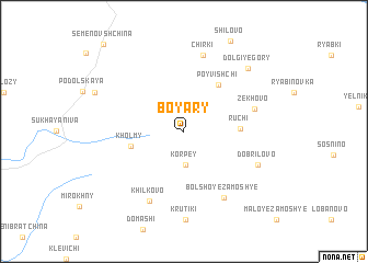 map of Boyary