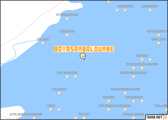 map of Boya Sambaloumbé