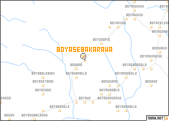 map of Boyasebakarawa