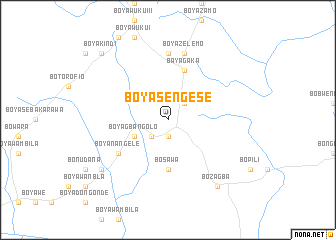 map of Boyasengese