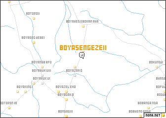 map of Boyasengeze II