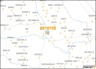 map of Boyatro