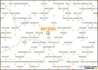 map of Boyaval