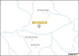 map of Boyawaza