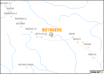 map of Boyawere