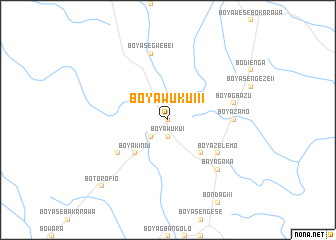 map of Boyawuku III