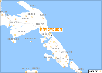 map of Boyayawan