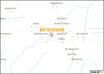 map of Boyayenemo