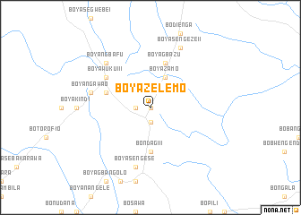 map of Boyazelemo