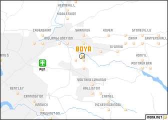 map of Boya