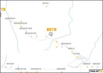 map of Boya