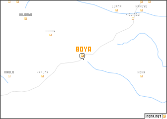 map of Boya