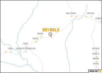 map of Boybalé