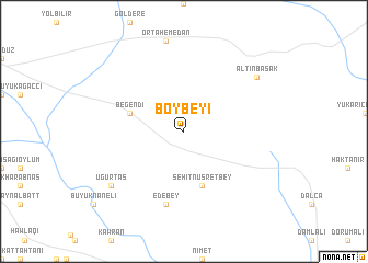 map of Boybeyi