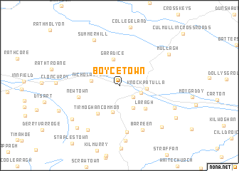 map of Boycetown