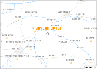 map of Boychinovtsi