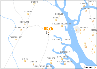 map of Boyd