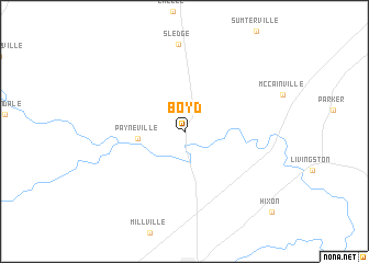 map of Boyd