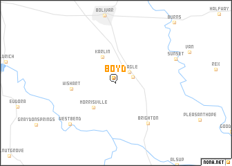 map of Boyd