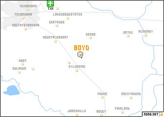map of Boyd