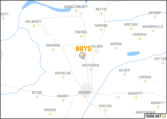 map of Boyd